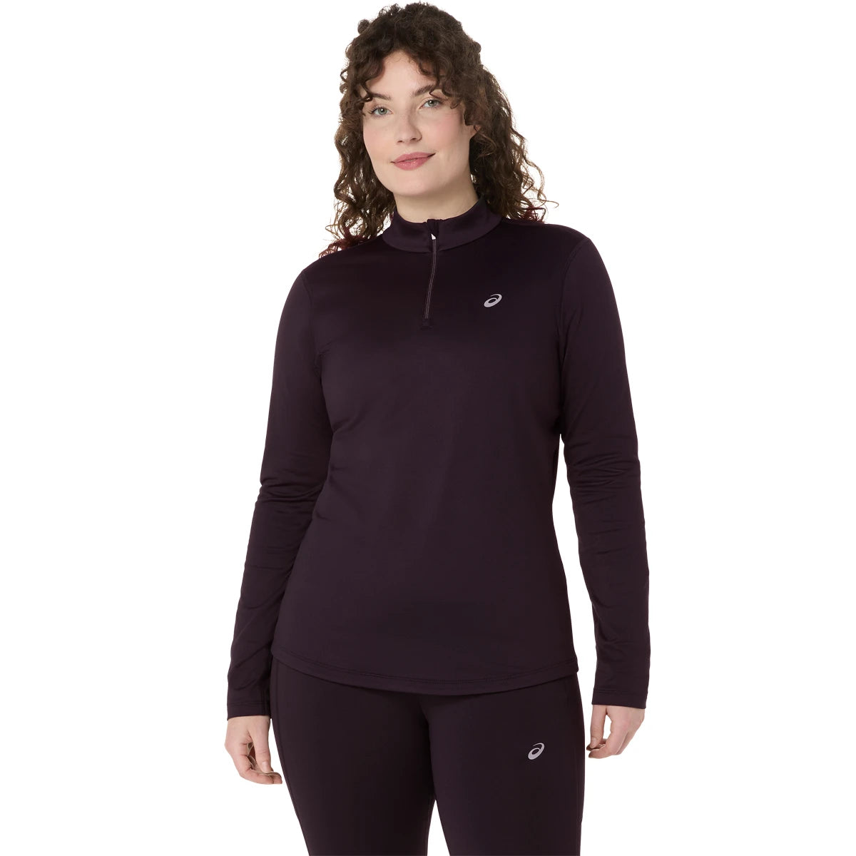 ASICS WOMEN'S CORE LONG-SLEEVE 1/2 ZIP T-SHIRT