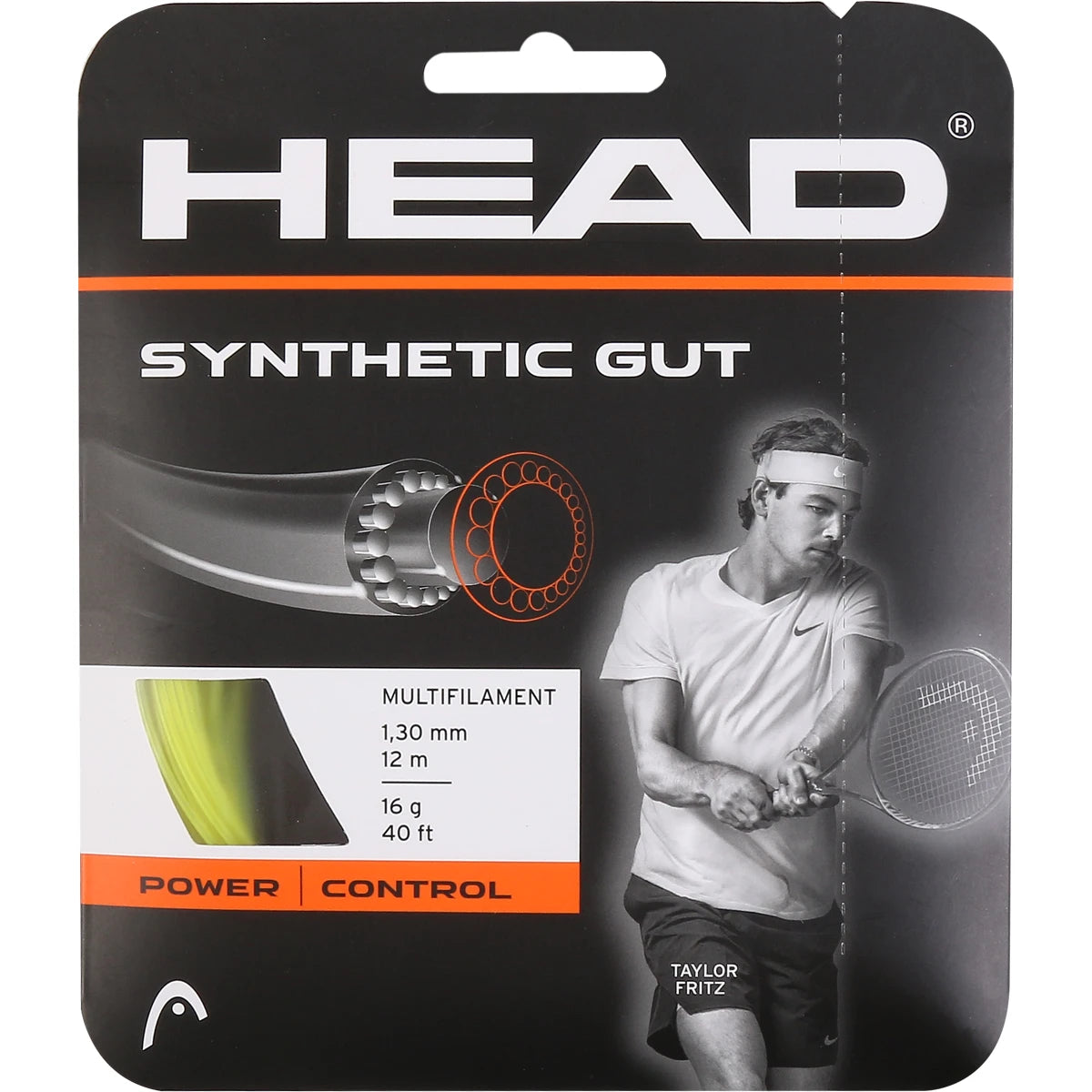 CORDAGE HEAD SYNTHETIC GUT (12 METRES)
