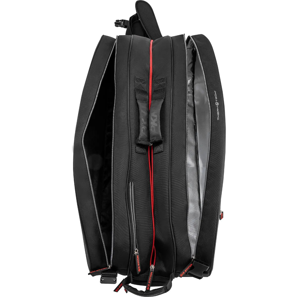 SAC PRO KENNEX ACE STATION 12 PACK BAG BLACK/RED