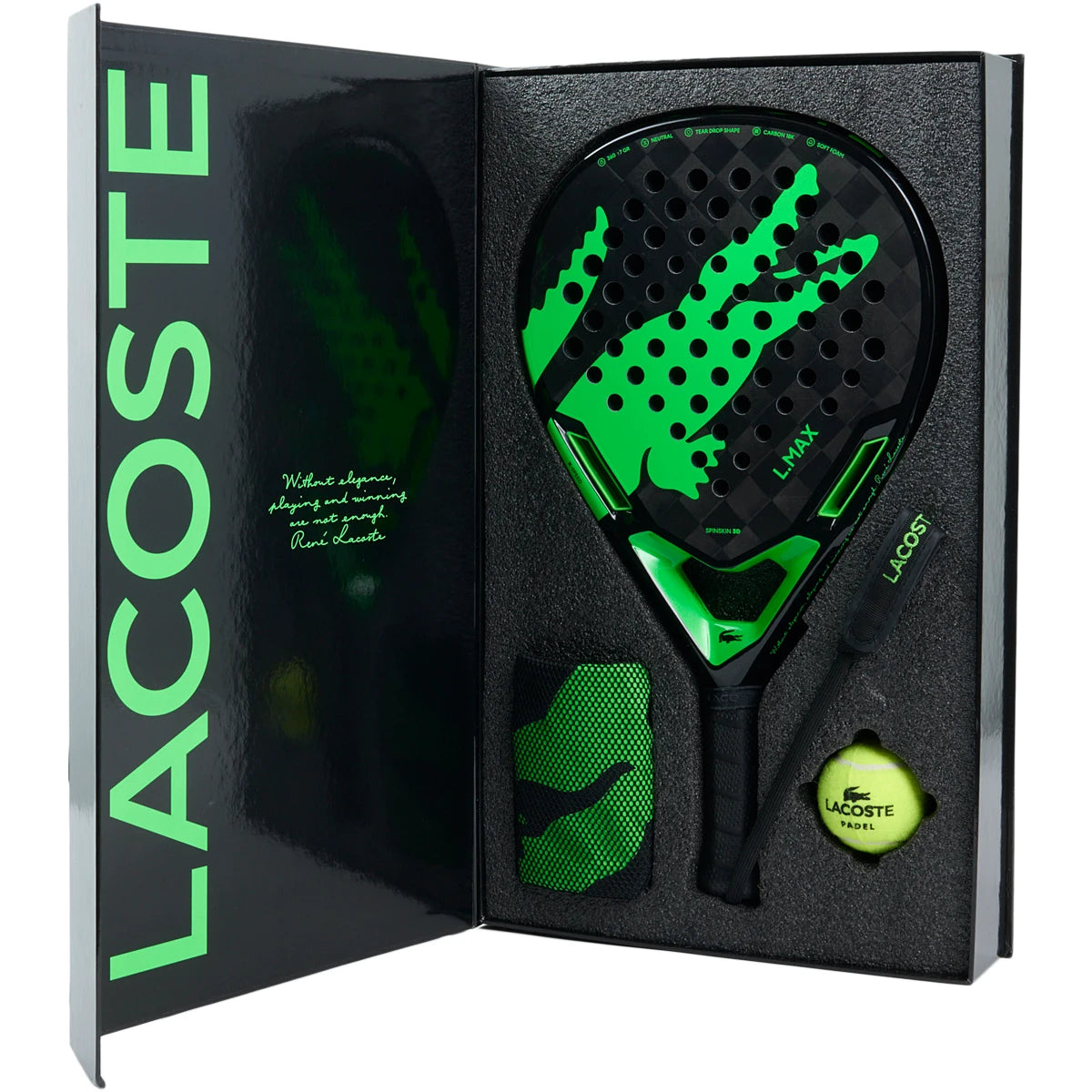 RAQUETTE PADEL LACOSTE L-MAX