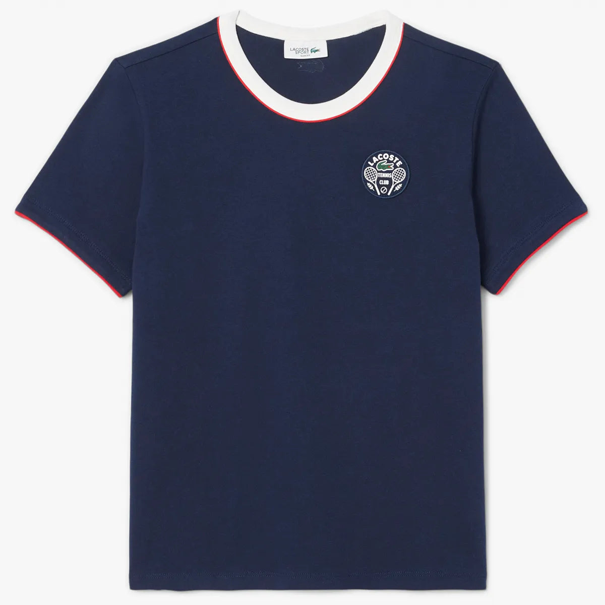 T-SHIRT LACOSTE FEMME HERITAGE