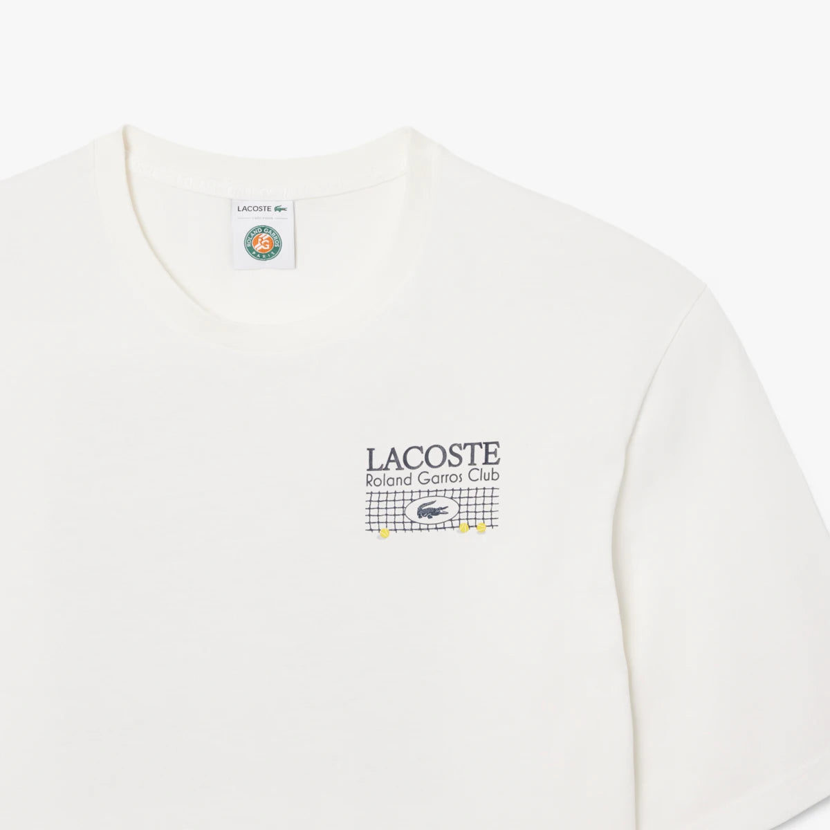 T-SHIRT LACOSTE ROLAND GARROS CLUB GRAPHIQUE