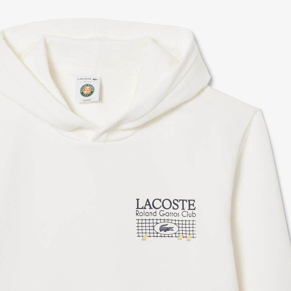 SWEAT LACOSTE ROLAND GARROS CLUB GRAPHIQUE
