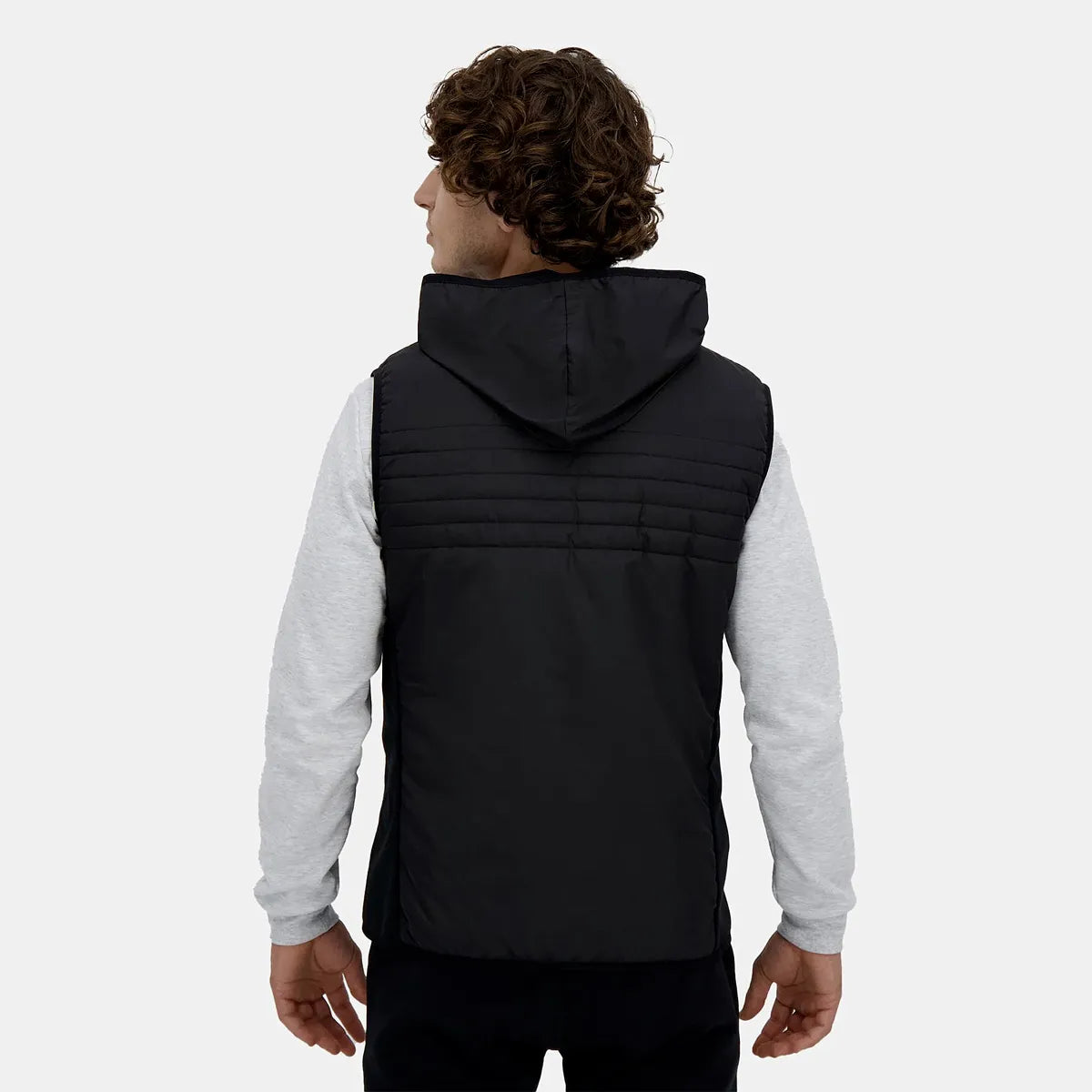 HYBRID HOODED SLEEVELESS DOWN JACKET LE COQ SPORTIF