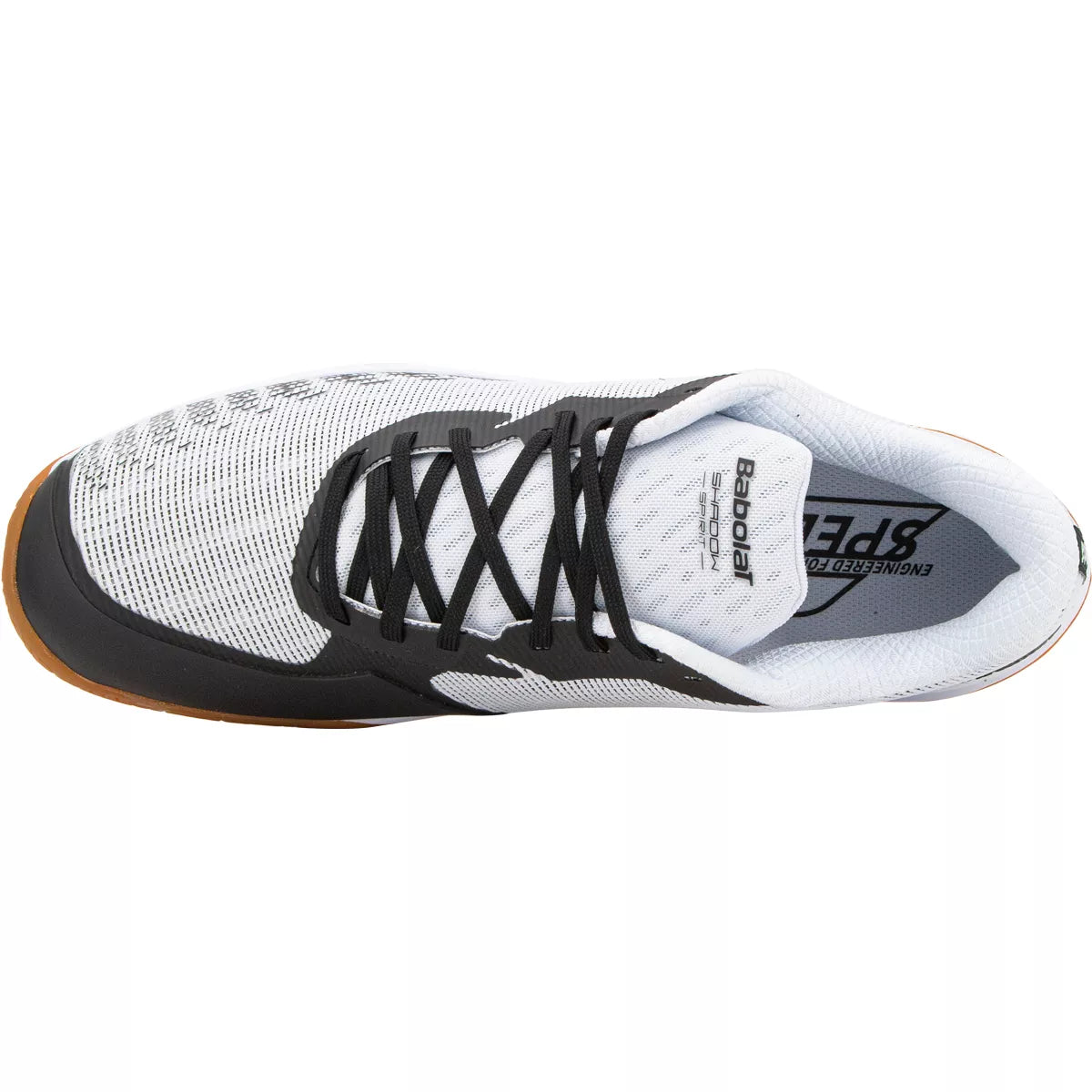 CHAUSSURES BABOLAT HOMME INDOOR SHADOW SPIRIT 2 WHITE/BLACK