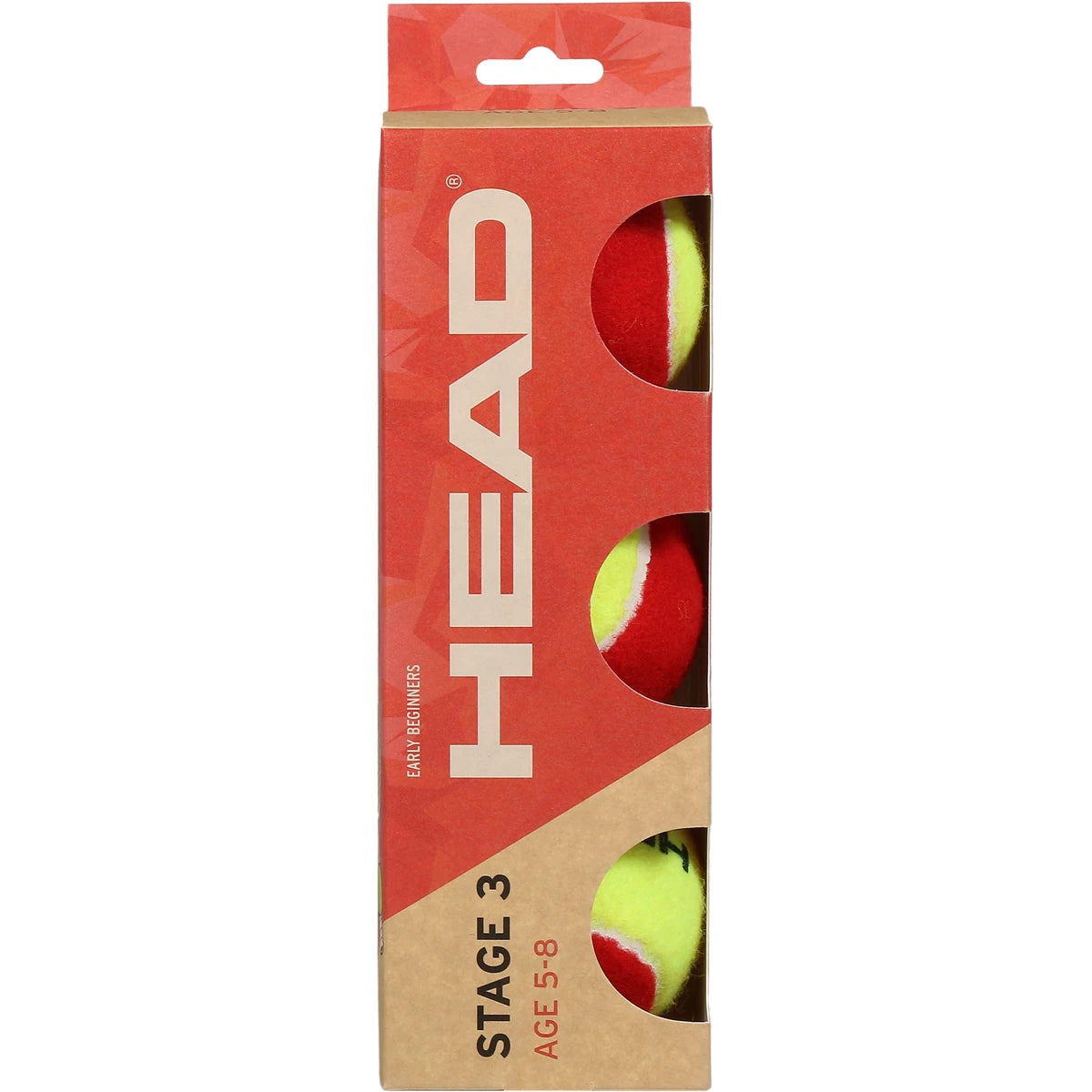 SACHET DE 3 BALLES HEAD TIP ROUGE