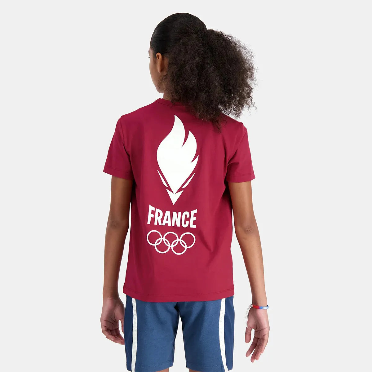 T-SHIRT LE COQ SPORTIF JUNIOR FRANCE OLYMPIQUE VILLAGE
