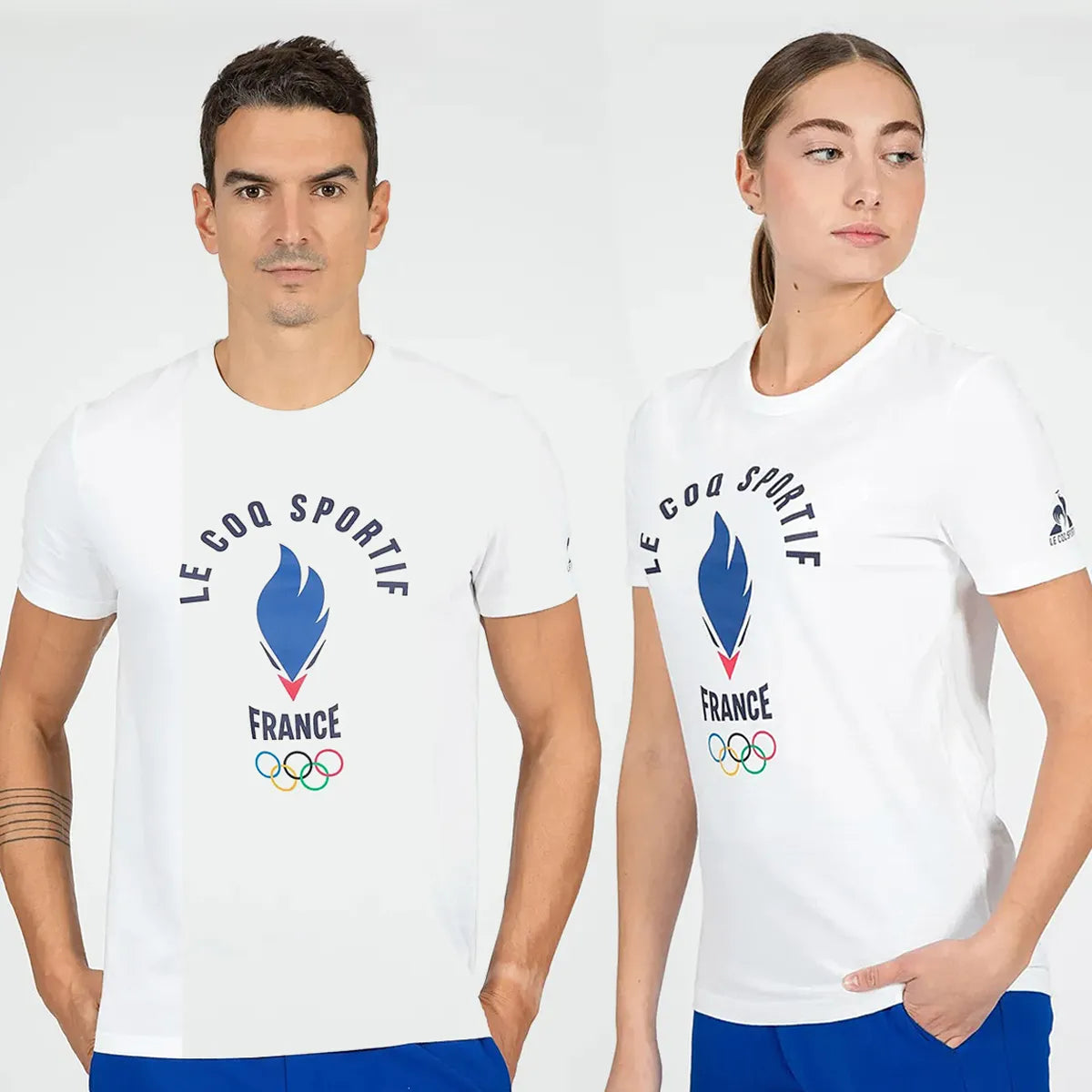 T-SHIRT LE COQ SPORTIF FRANCE OLYMPIQUE VILLAGE (1)