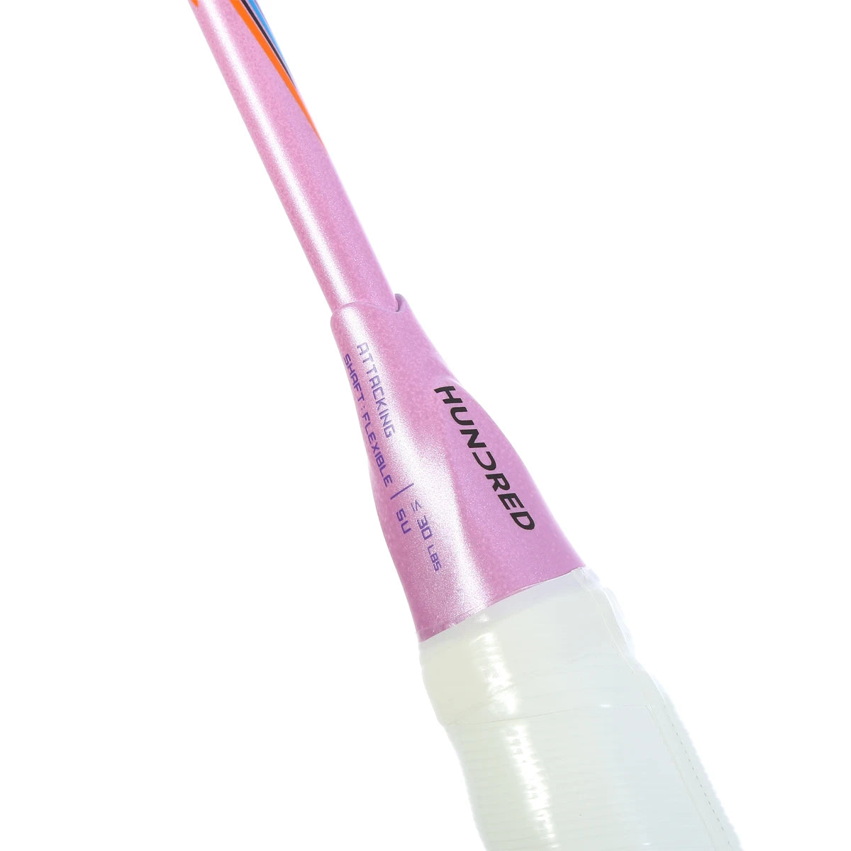 BADMINTONSCHLÄGER HUNDRED NITRIX 10 (5U) (GESAITET)
