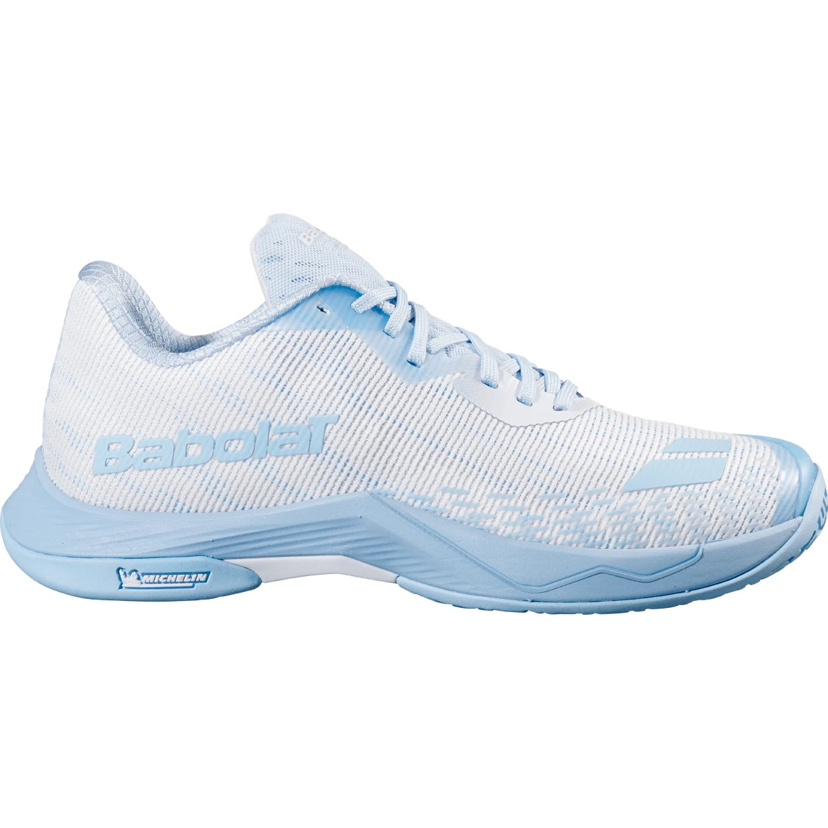 CHAUSSURES BABOLAT FEMME INDOOR SPIRIT 2 WHITE/BLUE