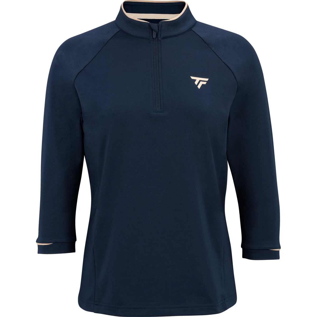 TECIFIBRE DAMEN THERMOZIP SWEATSHIRT 3/4 ÄRMEL MARINE
