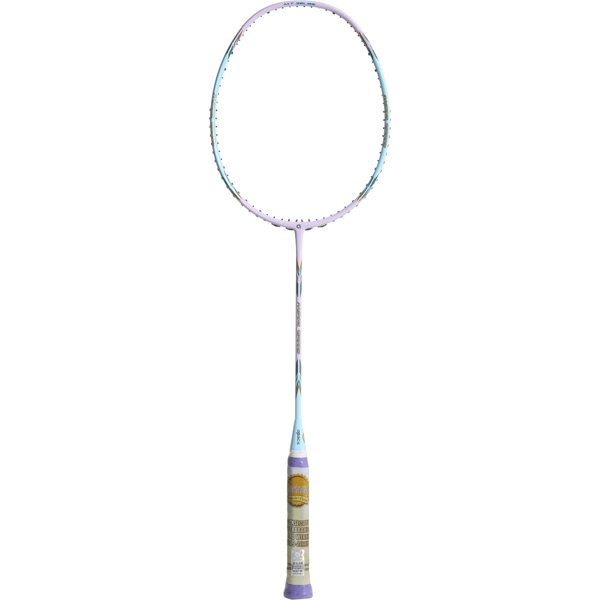 RAQUETTE DE BADMINTON APACS HYPER SPEED BLUE PURPLE LIGHT BLUE