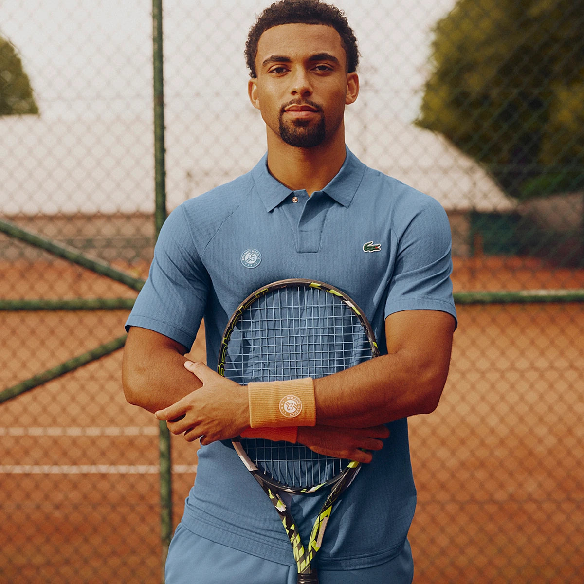POLO LACOSTE JOUEUR ON COURT GRAPHIQUE