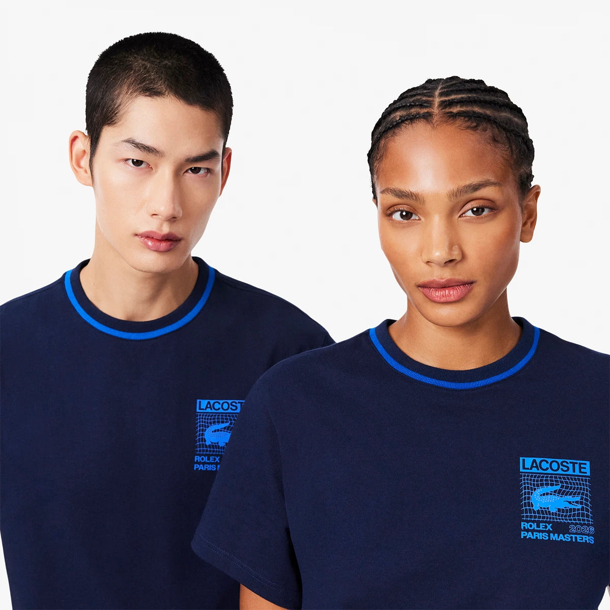T-SHIRT LACOSTE ROLEX PARIS MASTERS GRAPHIC