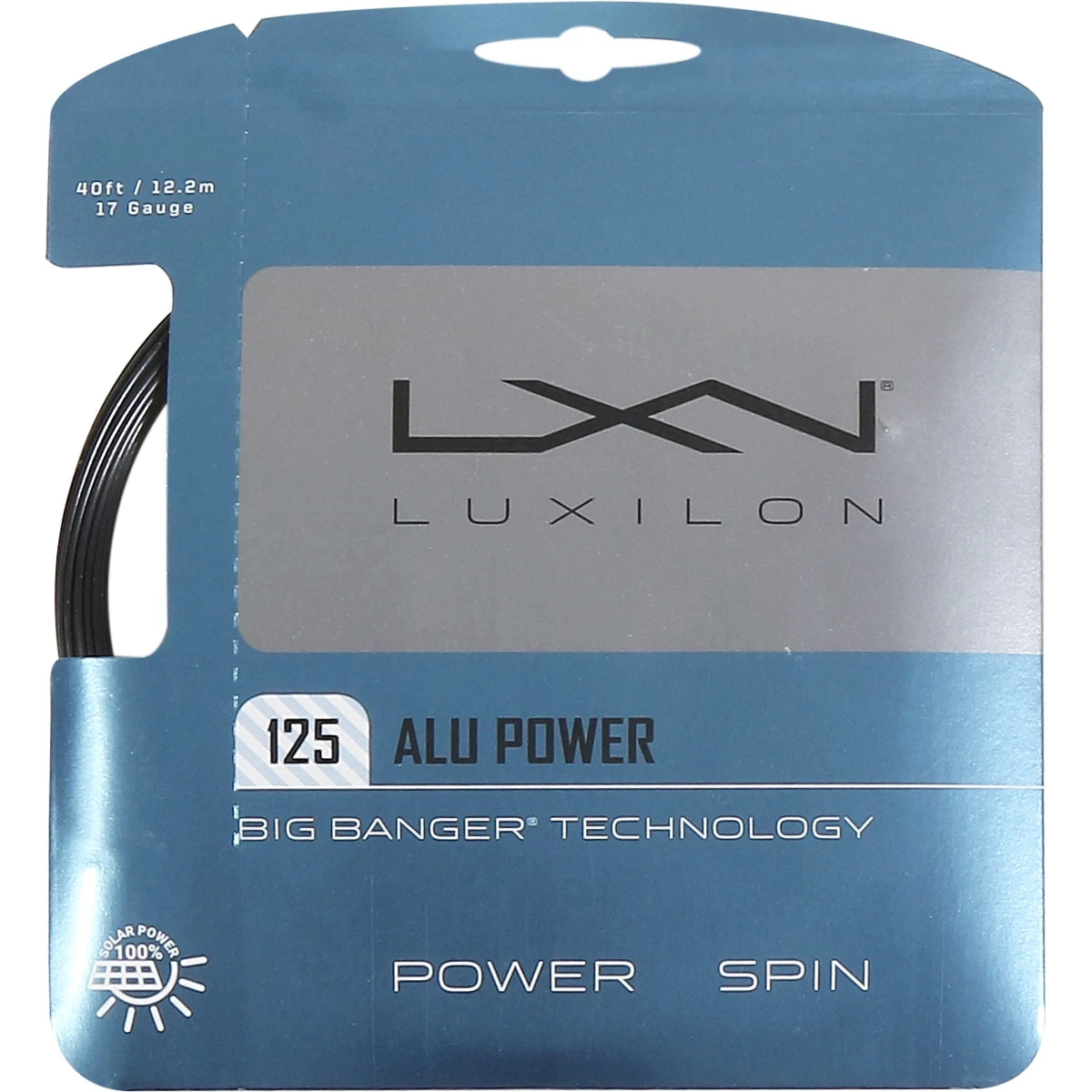 Cordage Luxilon Big Banger Alu Power Black (12 Mètres)