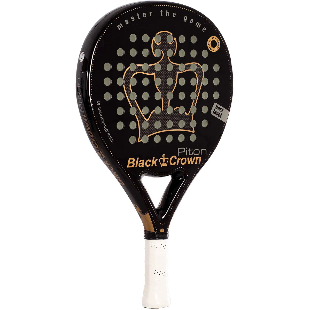 RAQUETTE DE PADEL BLACK CROWN PITON