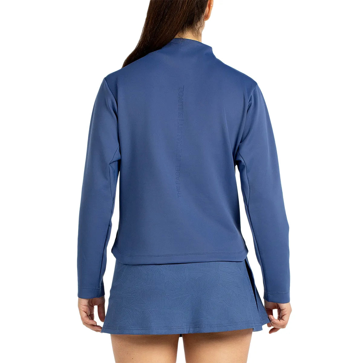 BULLPADEL DAMEN SWEATSHIRT PURECOLOR CULLE 1/2 REISSVERSCHLUSS