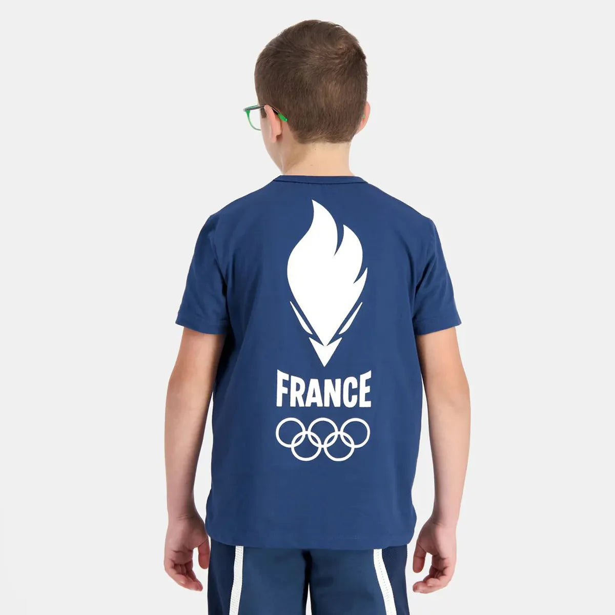 T-SHIRT LE COQ SPORTIF JUNIOR FRANCE OLYMPIQUE VILLAGE
