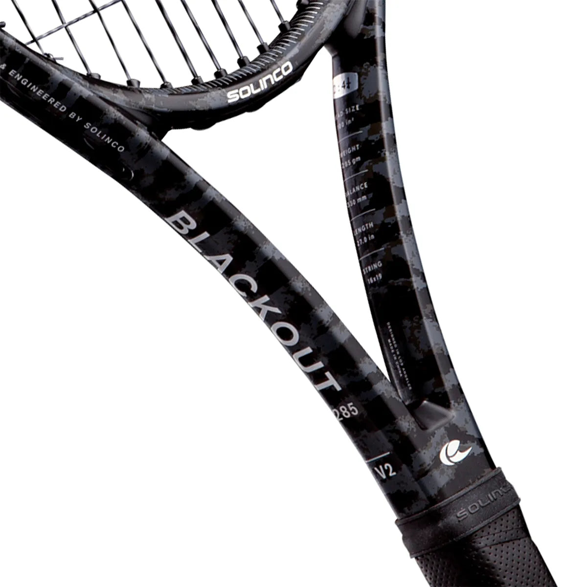 RAQUETTE DE TENNIS SOLINCO BLACKOUT V2 CAMO (285 GR) (2025)
