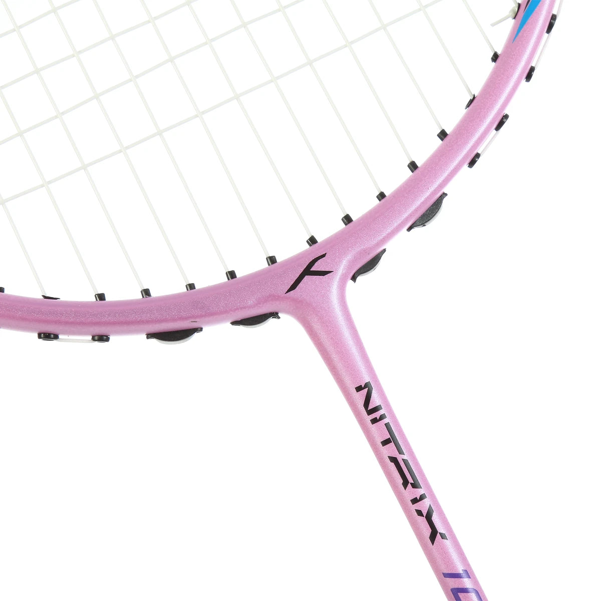 BADMINTONSCHLÄGER HUNDRED NITRIX 10 (5U) (GESAITET)