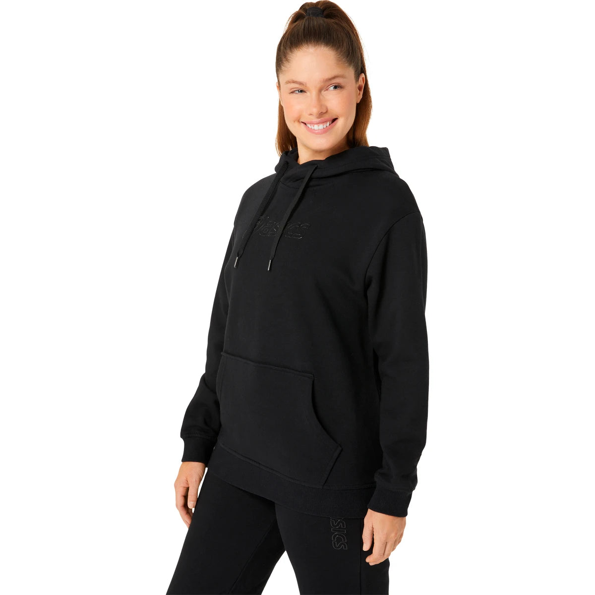 ASICS DAMEN TRAINING SWEATSHIRT MIT KAPUZE AUS FLEECE