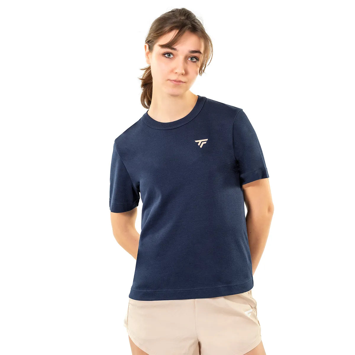 T-SHIRT TECNIFIBRE FEMME GRAPHIC MARINE