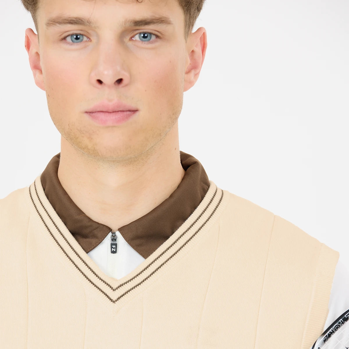 ÄRMELLOSES SWEATSHIRT FZ FORZA HERREN PR2614 M GESTRICKT