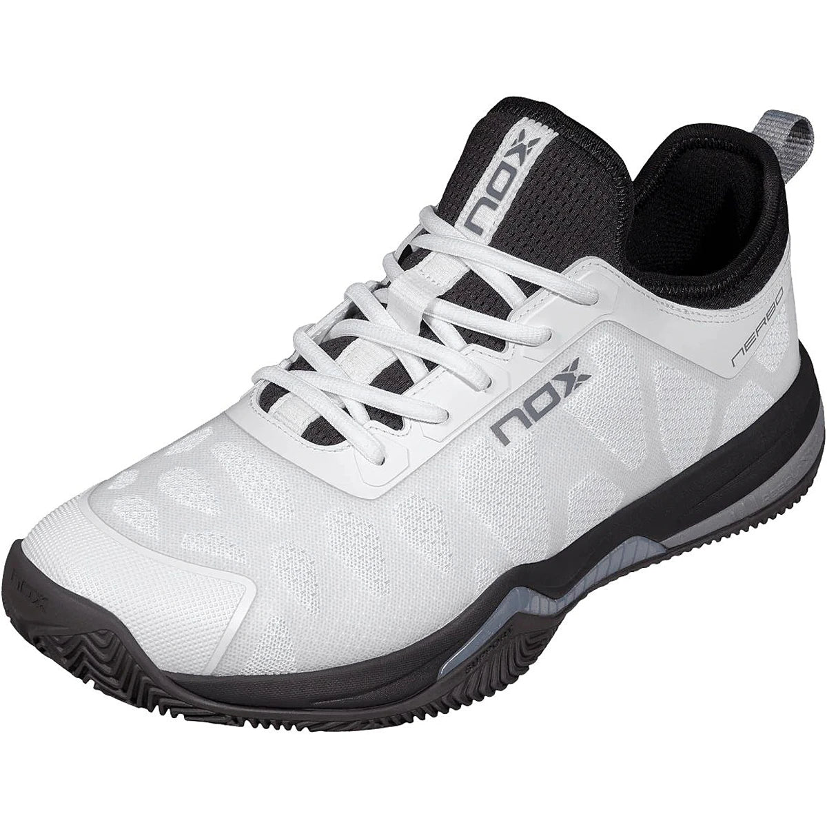 CHAUSSURES NOX PADEL NERBO WHITE/RAVEN