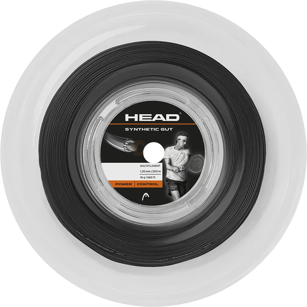 BOBINE HEAD SYNTHETIC GUT 16 (200 METRES)