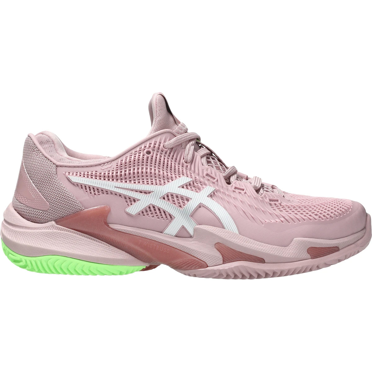 DAMEN ASICS SCHUHE COURT FF3 ROTSCHLAMM