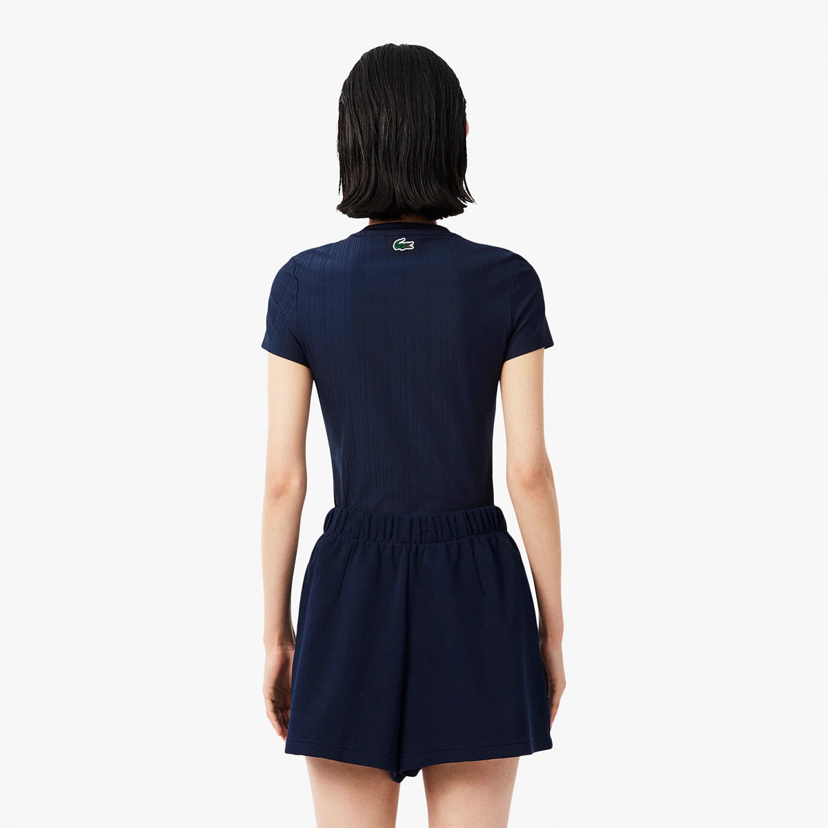 DAMEN T-SHIRT LACOSTE HERITAGE