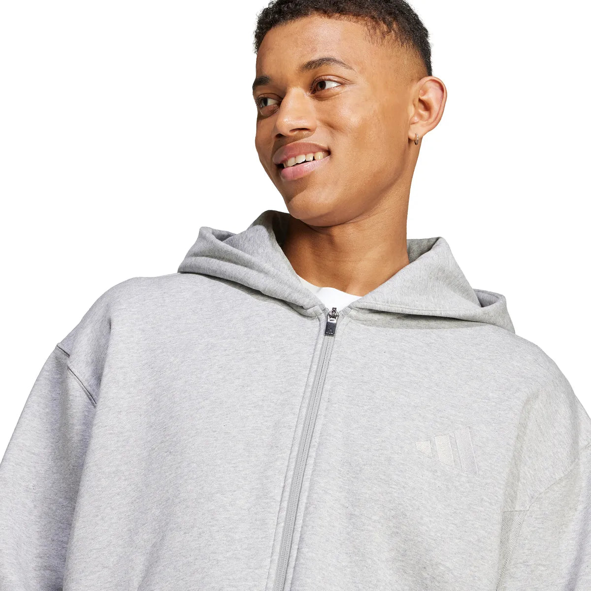 ADIDAS KAPUZEN-SWEATSHIRT MIT VOLLEM REISSVERSCHLUSS