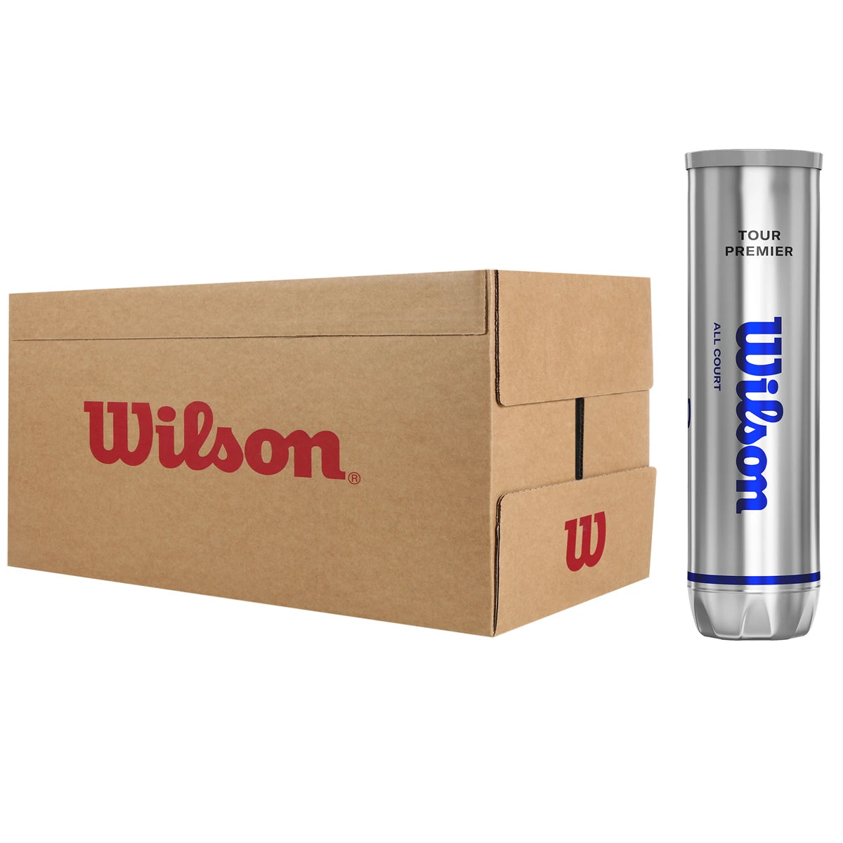KARTON MIT 18 RÖHREN MIT JE 4 WILSON TOUR PREMIER BÄLLEN