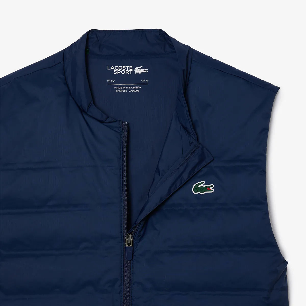 LACOSTE FZ SLEEVELESS JACKET ACTIVE PERFORMANCE