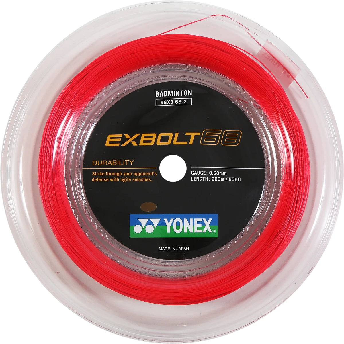 BOBINE BADMINTON YONEX EXBOLT 68 (200 METRES)
