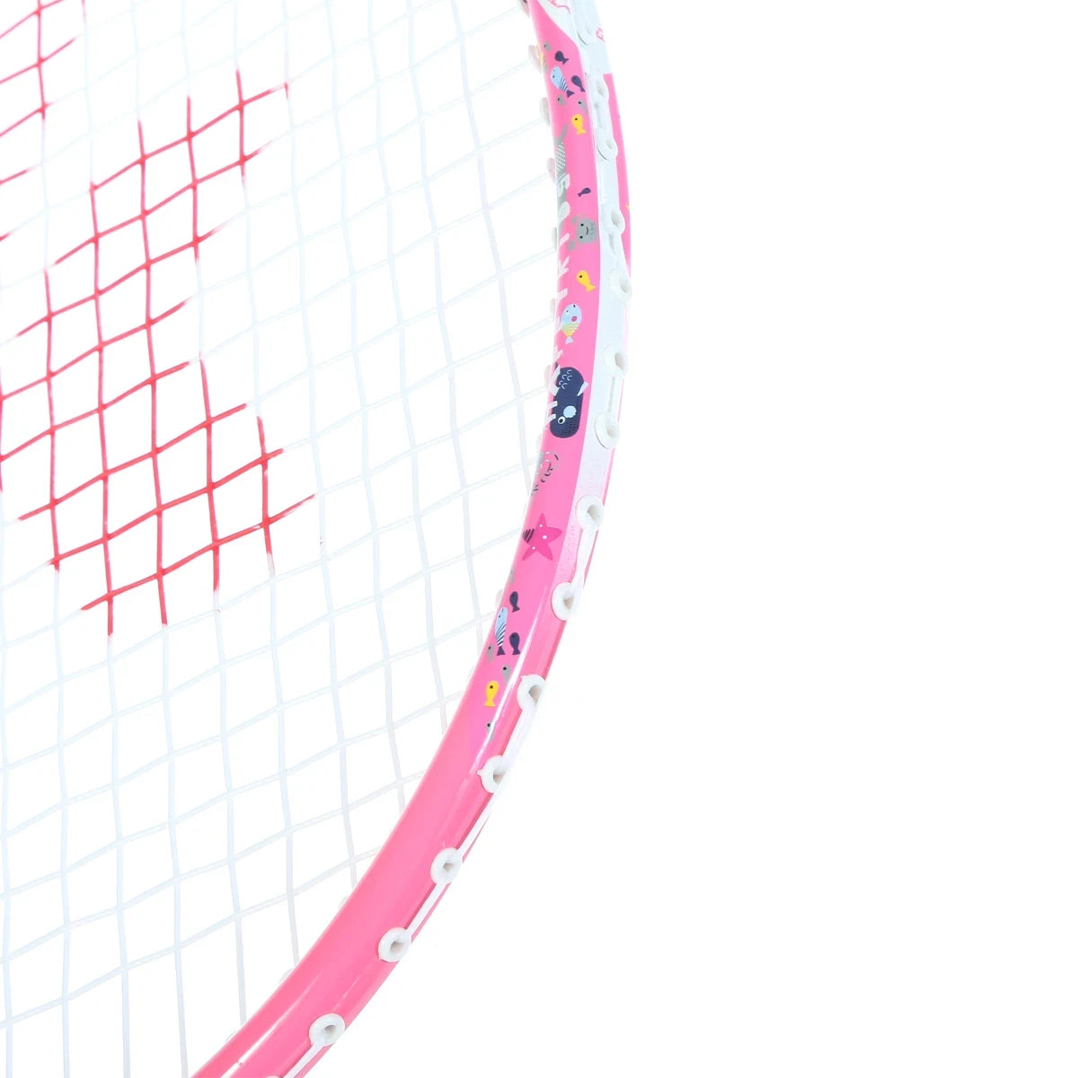 SET MIT 2 BADMINTONSCHLÄGERN KAWASAKI HAPPY KIDS 605 JR