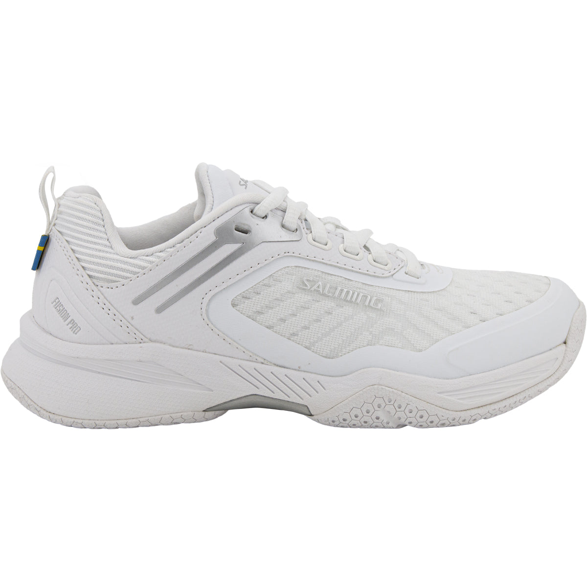SALMING DAMENSCHUHE INDOOR FUSION PRO WEISS/SILBER