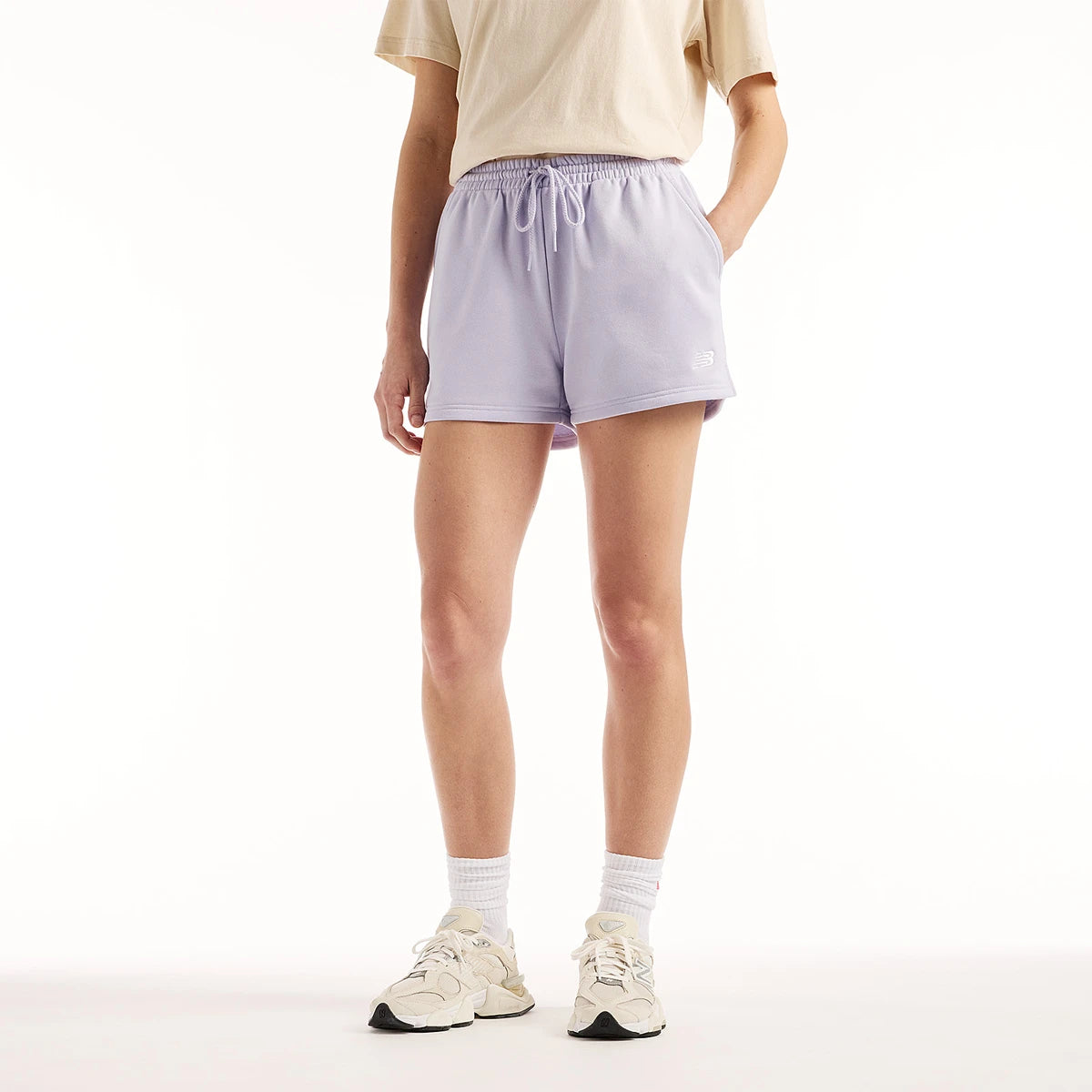 SHORT NEW BALANCE FEMME SPORT ESSENTIALS FRENCH TERRY