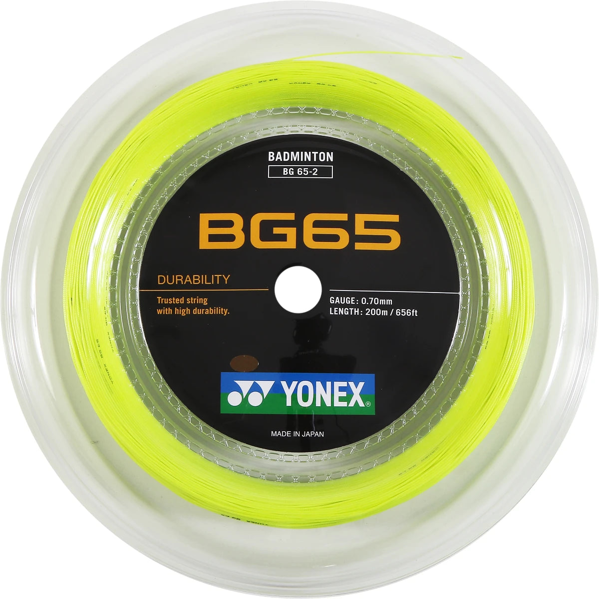 BOBINE BADMINTON YONEX BG65 (200 METRES)