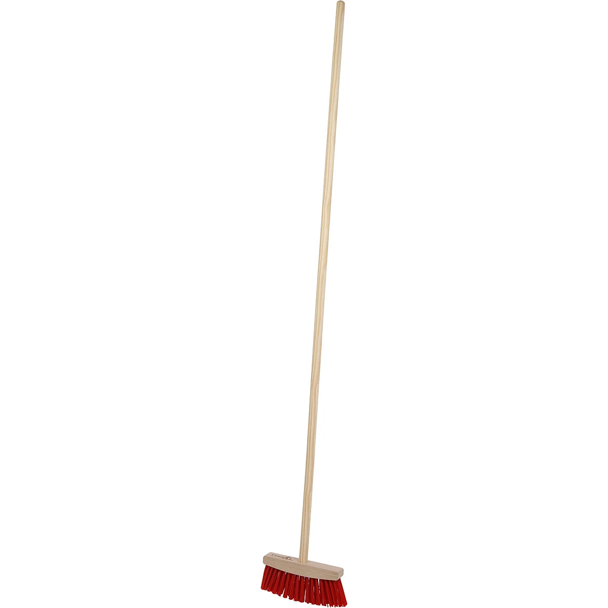 LINE BROOM WITH WOODEN HANDLE