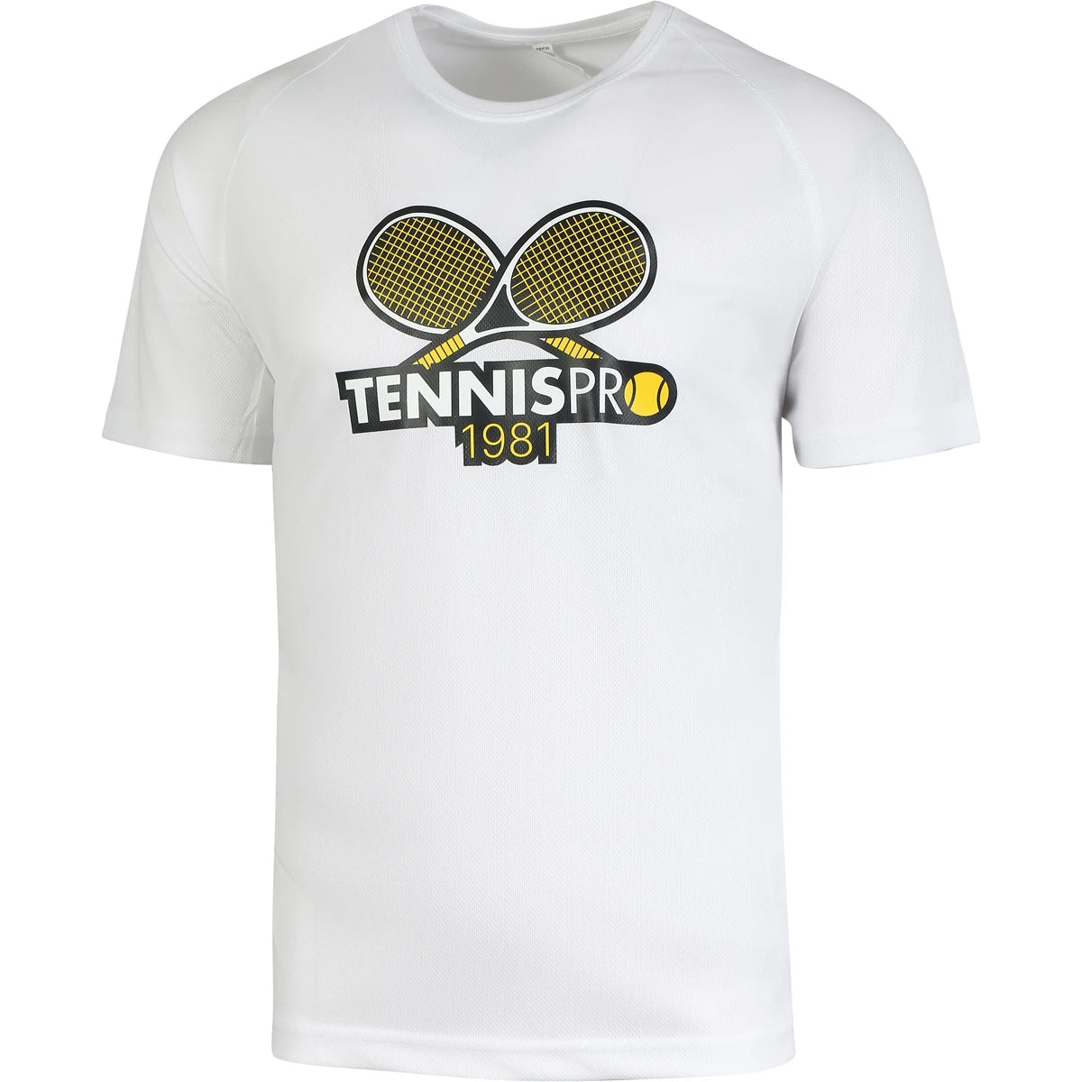 T-SHIRT TENNISPRO TECHNISCHES SCHLÄGERDESIGN