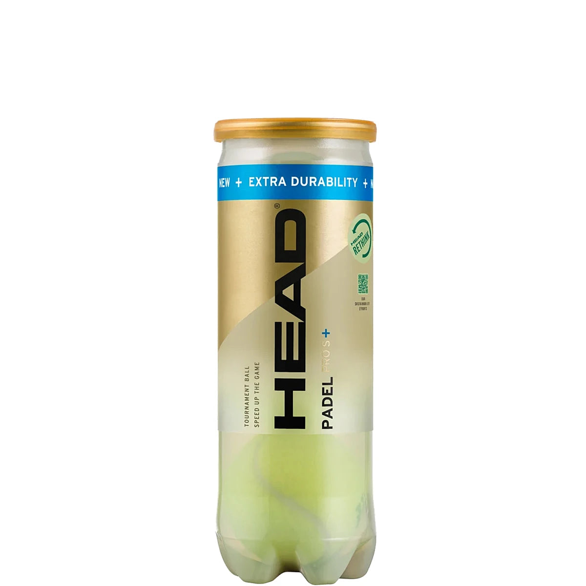 HEAD PADEL PRO S+ 3-BALL TUBE