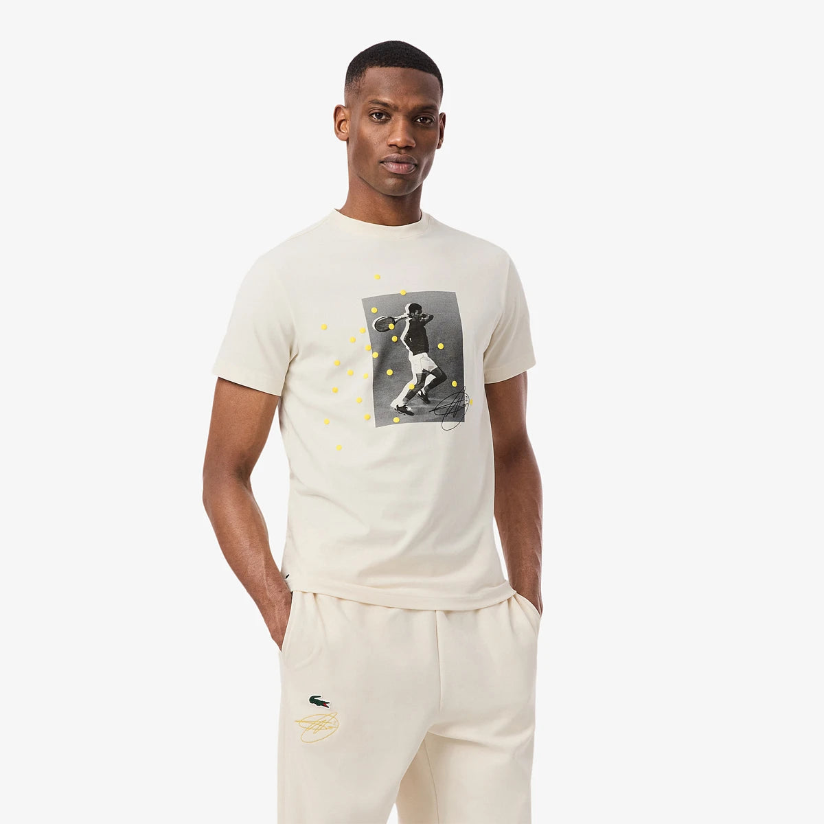 T-SHIRT LACOSTE DJOKOVIC SIGNATURE