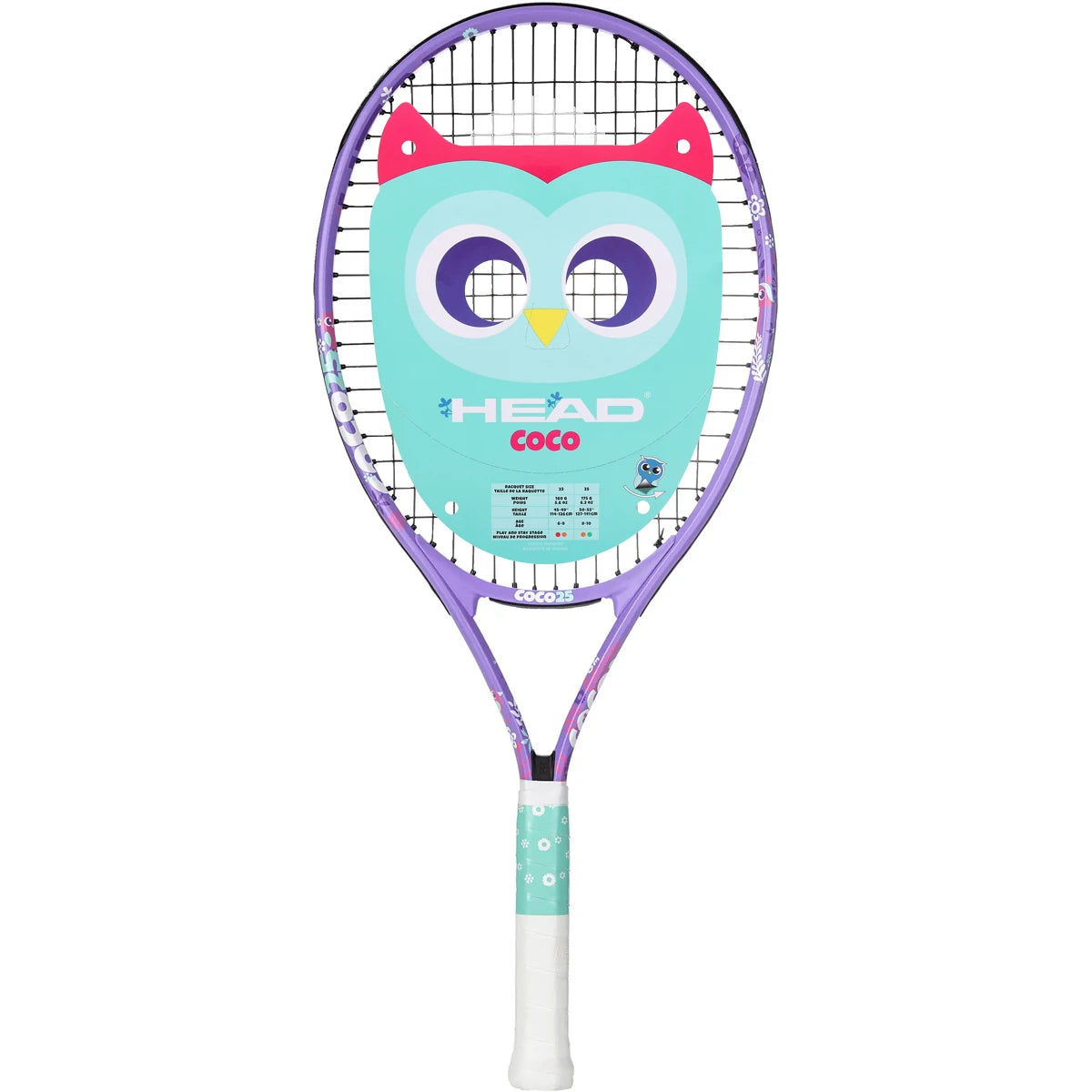 RAQUETTE HEAD JUNIOR COCO 25 VIOLET
