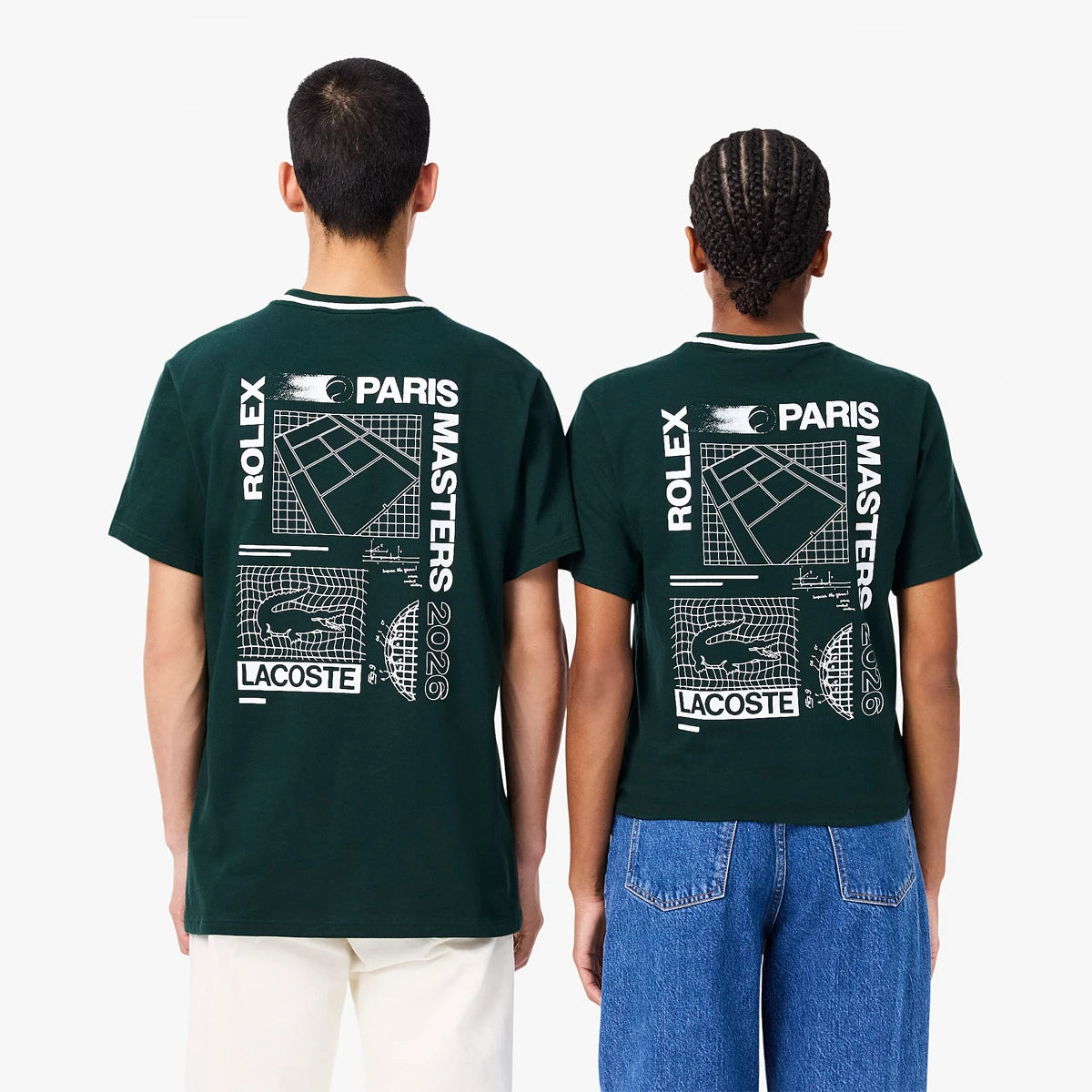 LACOSTE ROLEX PARIS MASTERS GRAPHIC T-SHIRT