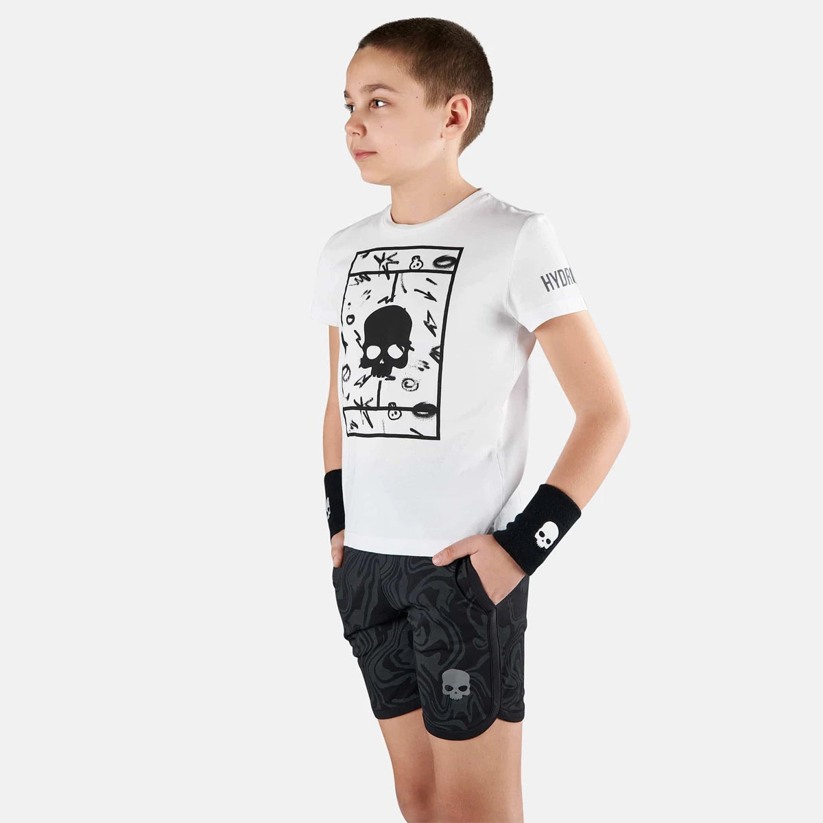 HYDROGEN JUNIOR BOYS TENNIS COURT T-SHIRT