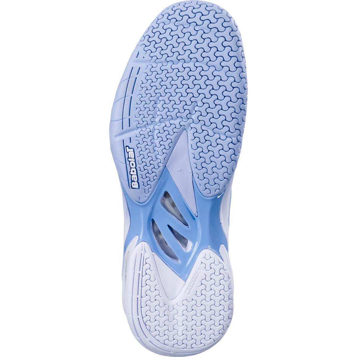 CHAUSSURES BABOLAT FEMME INDOOR SHADOW 4 BLANC/BLEU