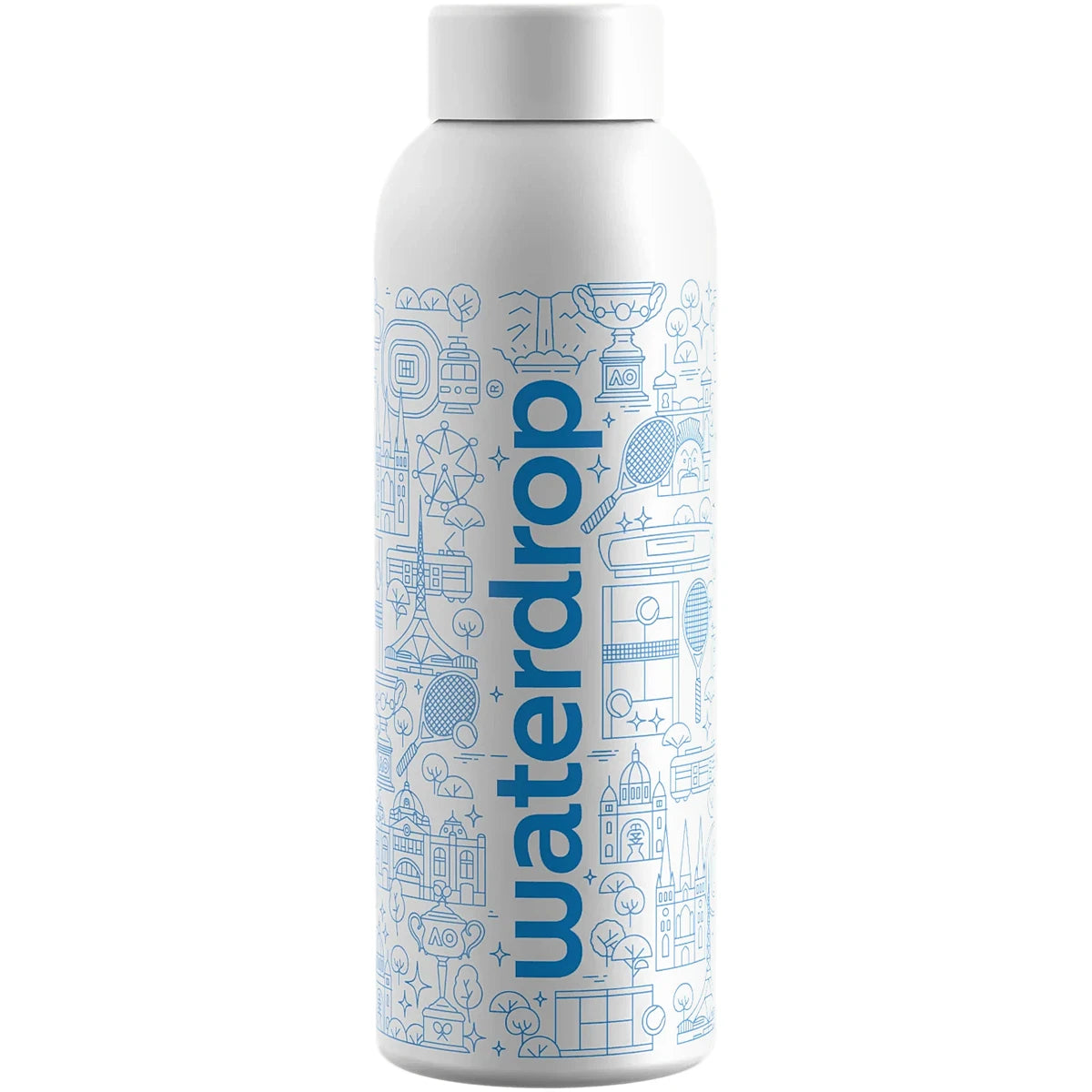 WATERDROP STAINLESS STEEL WATER BOTTLE AO MELBOURNE 600ML