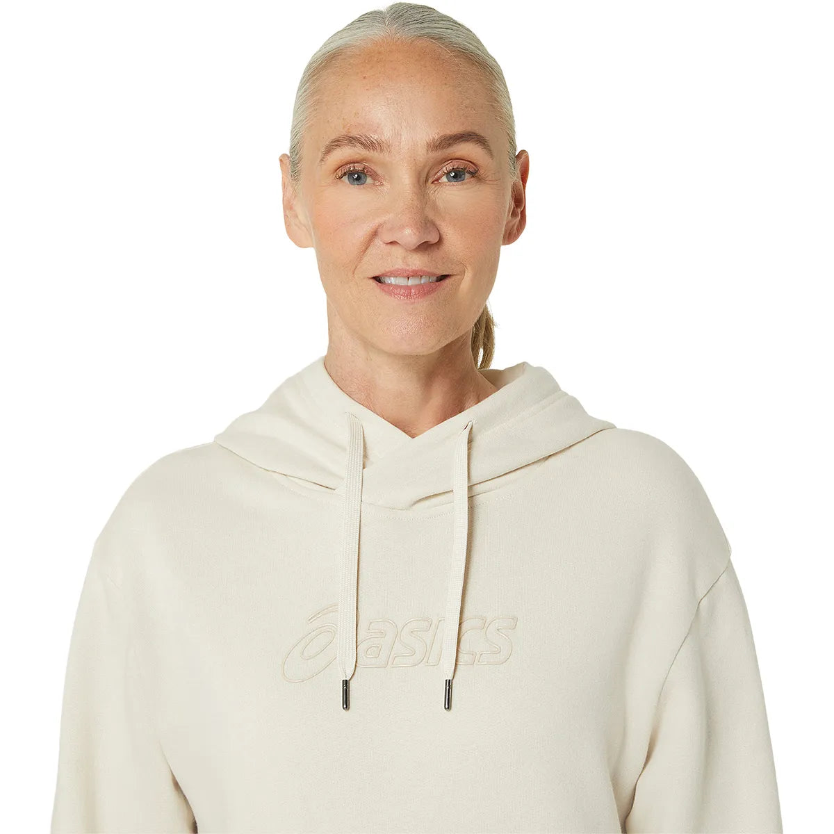 ASICS DAMEN TRAINING SWEATSHIRT MIT KAPUZE AUS FLEECE