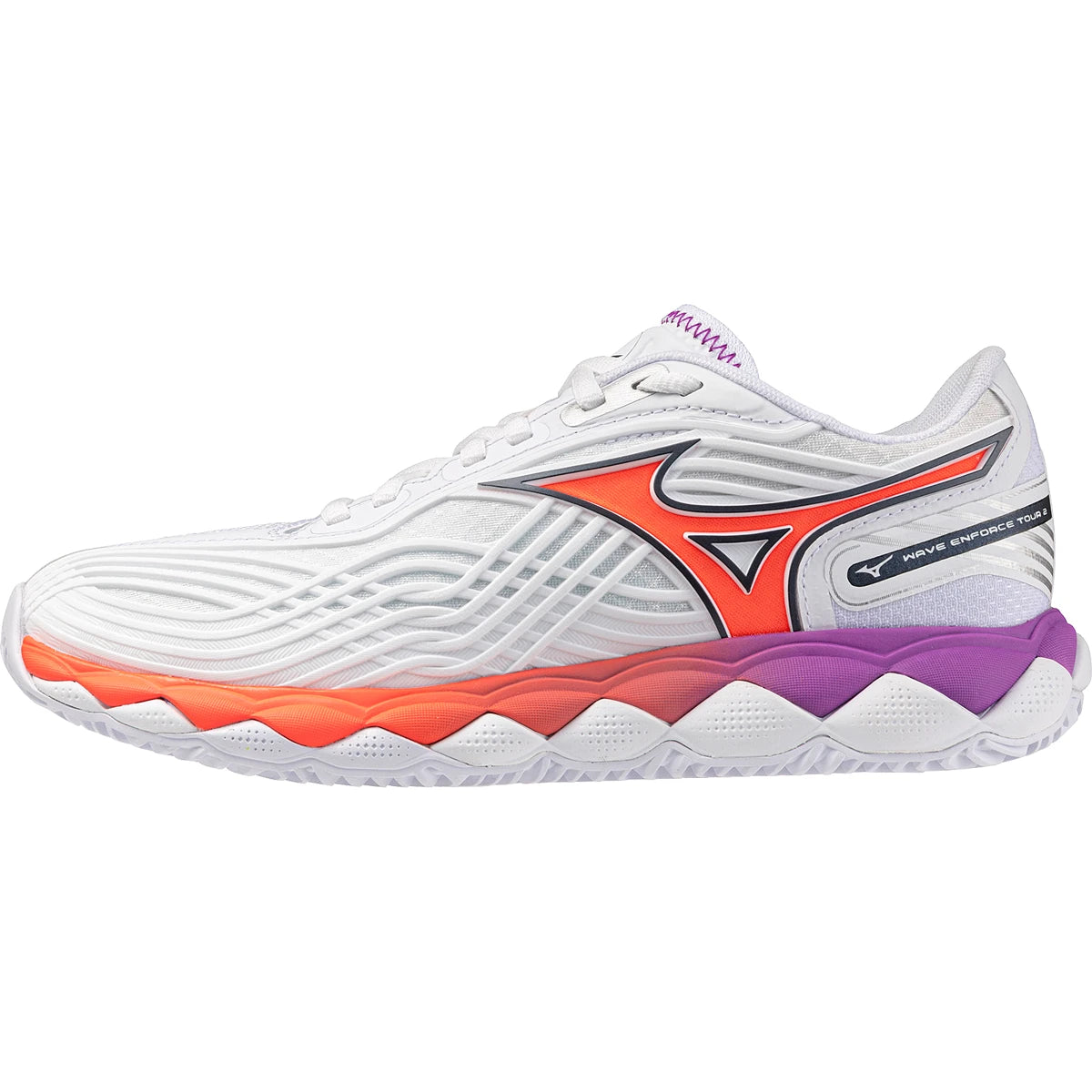 CHAUSSURES MIZUNO FEMME WAVE ENFORCE TOUR 2 TERRE BATTUE
